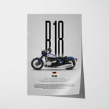 R18 Motorcycle Poster