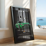 GT R Car Poster