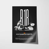 R18 Transcontinental Motorcycle Poster