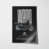 W800 Motorcycle Poster