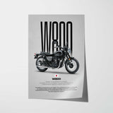 W800 Motorcycle Poster