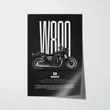 W800 Motorcycle Poster
