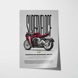 Superveloce 98 Edizione Limitata Motorcycle Poster