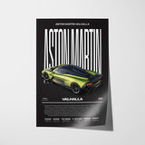 Aston Martin Valhalla Poster