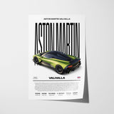 Aston Martin Valhalla Poster