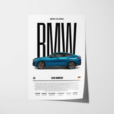 BMW X6 M60i Poster