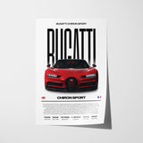 Bugatti Chiron Sport Poster