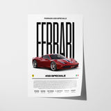 Ferrari 458 Speciale Poster