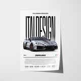 Italdesign Zerouno Duerta Poster