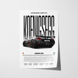 Koenigsegg Agera RS Poster