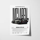 McLaren Senna GTR LM Poster