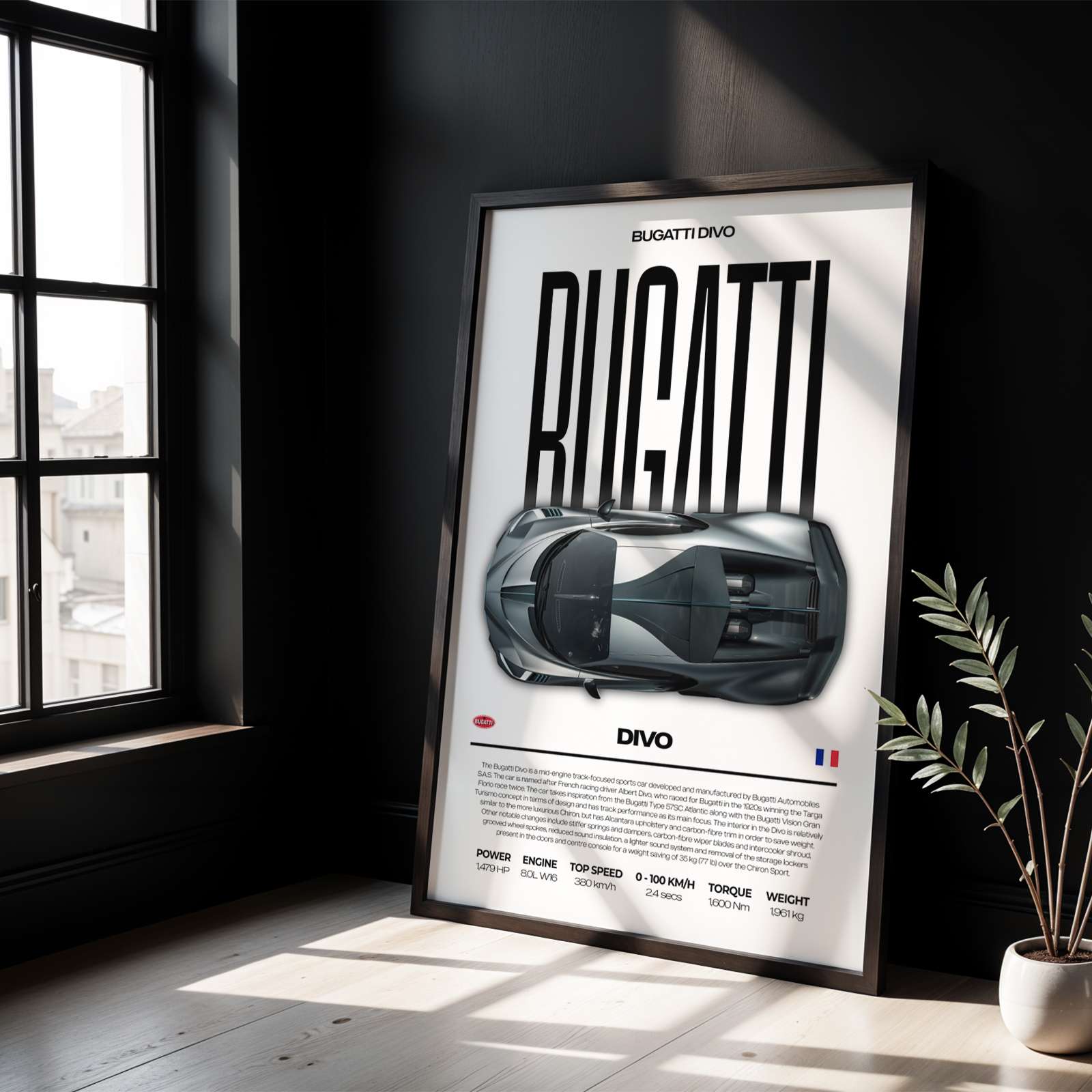 Bugatti Divo Poster