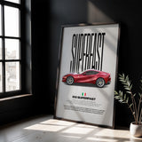 812 Superfast Car Poster