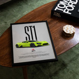 ST1 Car Poster