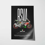 2017 RSV4 RF Motorcycle Poster
