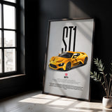 ST1 Car Poster