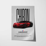 Chiron Sport Car Poster