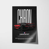 Chiron Sport Car Poster