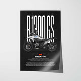 R1300GS Motorcycle Poster