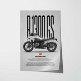 R1300GS Motorcycle Poster