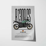R1300GS Motorcycle Poster