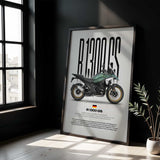 R1300GS Motorcycle Poster