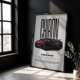 Chiron Sport Car Poster