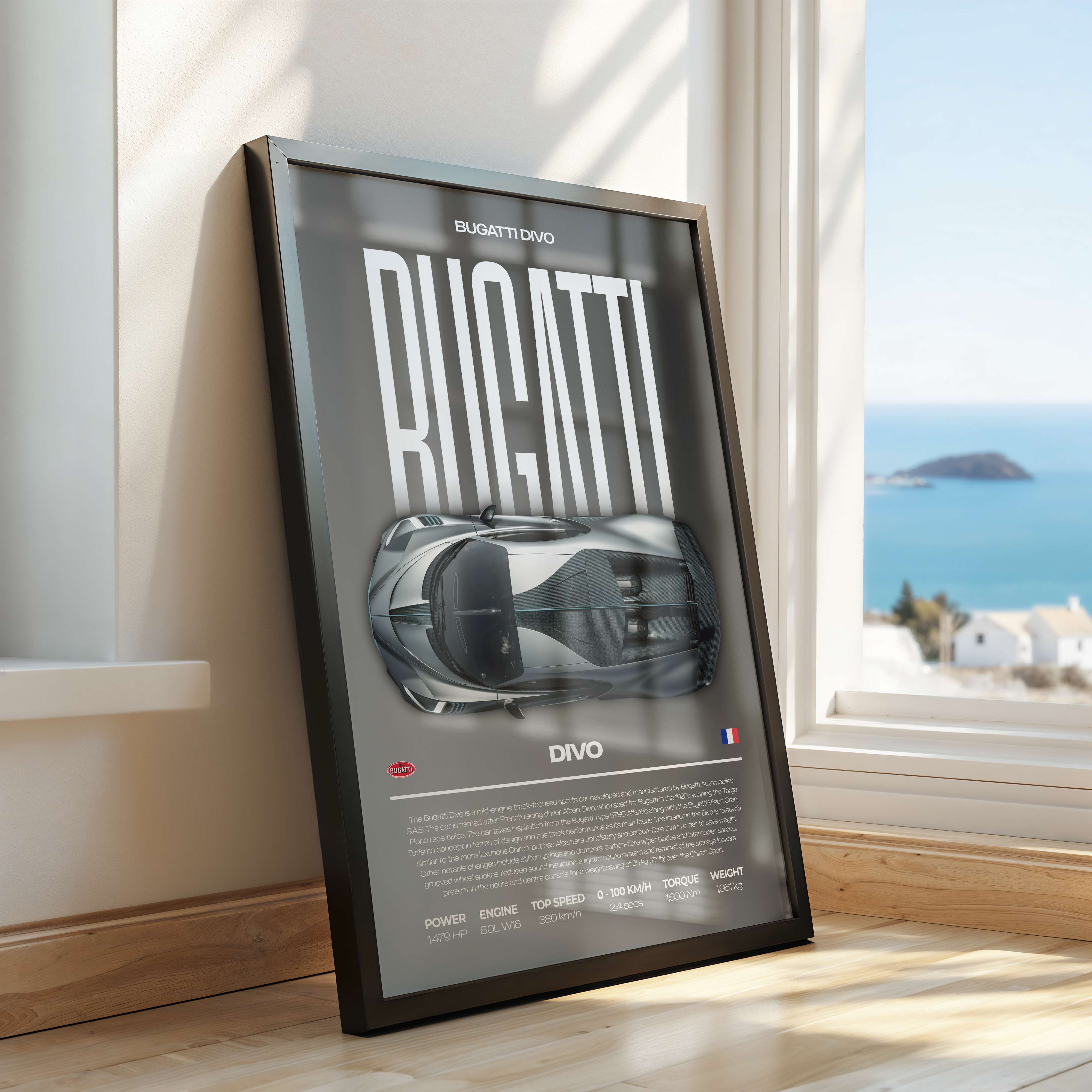 Bugatti Divo Poster