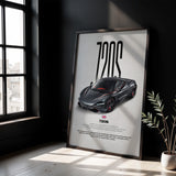 720S Car Poster