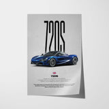 720S Car Poster
