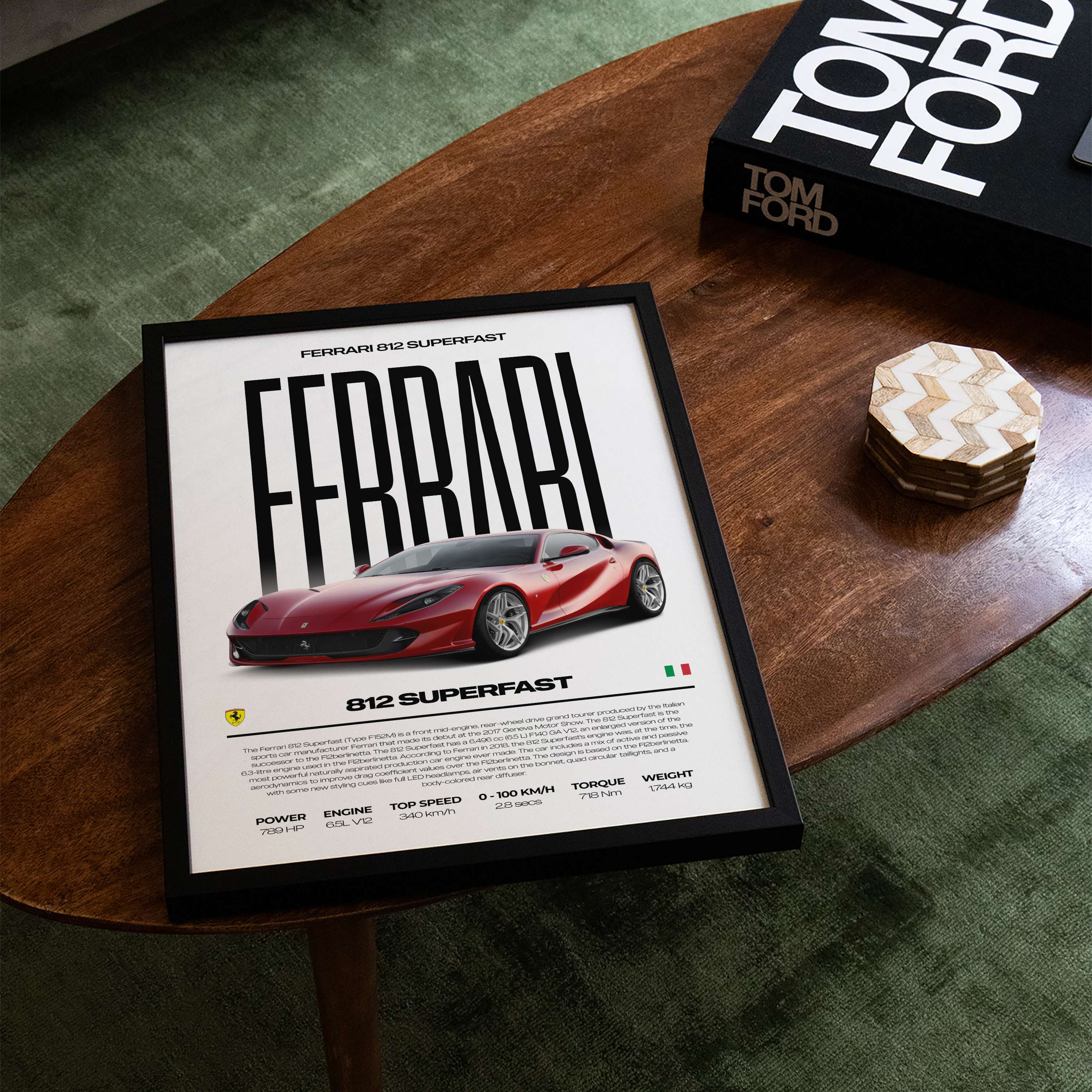 Ferrari 812 Superfast Poster