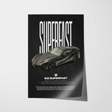 812 Superfast Car Poster