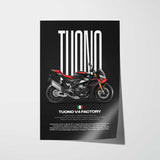 2025-Present Tuono V4 Factory Motorcycle Poster