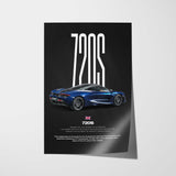 720S Car Poster