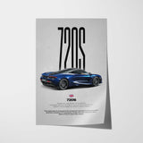 720S Car Poster