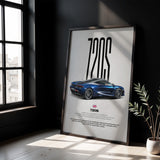 720S Car Poster