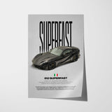 812 Superfast Car Poster
