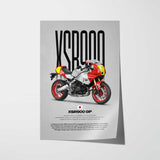 2024 XSR900GP Motorcycle Poster