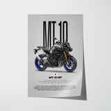 2017 MT-10 SP Motorcycle Poster
