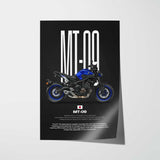 2017-2020 MT-09 Motorcycle Poster