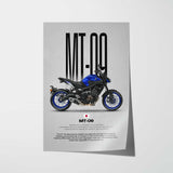 2017-2020 MT-09 Motorcycle Poster