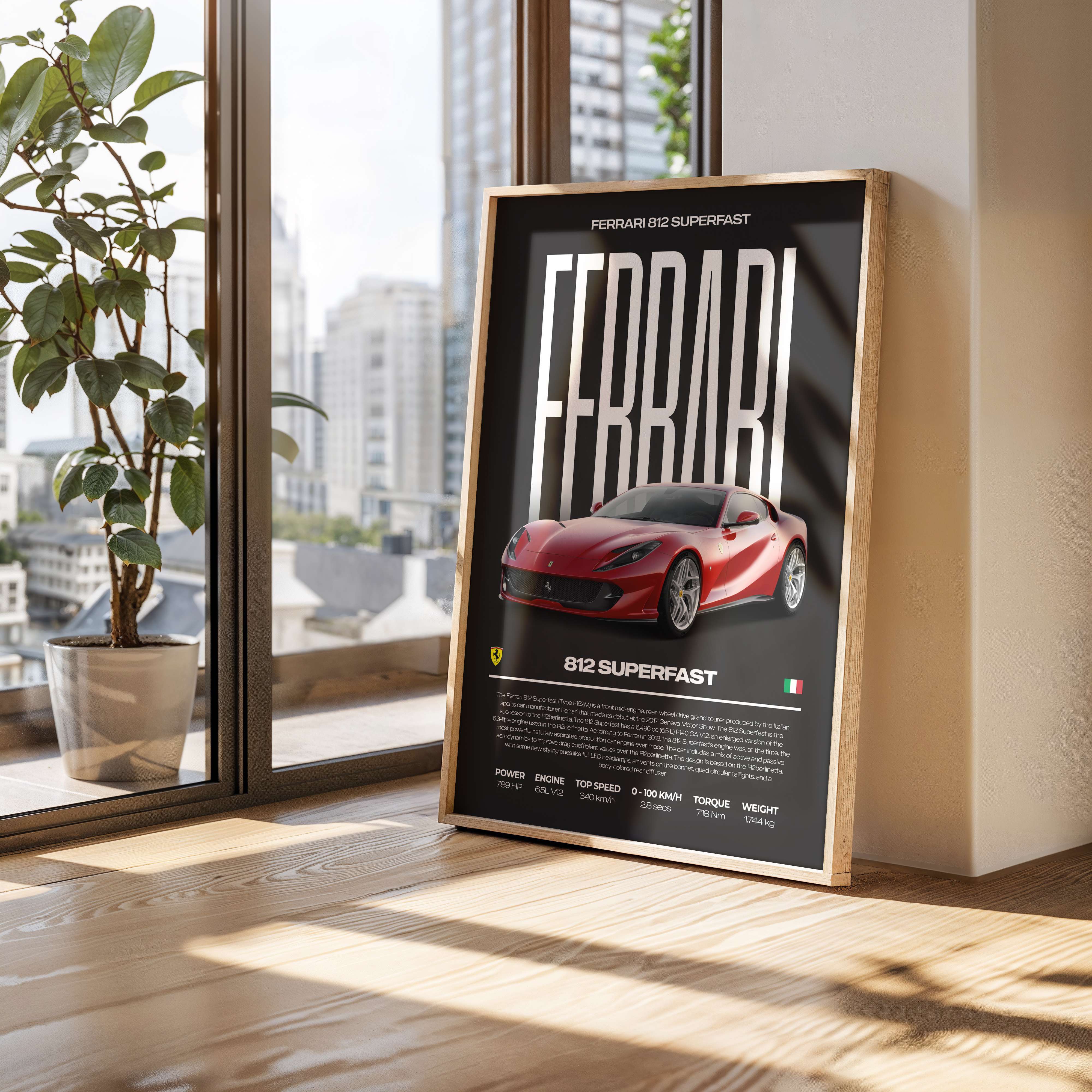 Ferrari 812 Superfast Poster