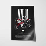 2012 YZF-R1 Motorcycle Poster