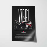 2012 YZF-R1 Motorcycle Poster
