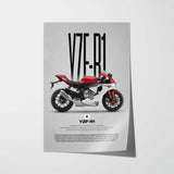 2015-2017 YZF-R1 Motorcycle Poster