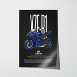 2019 YZF-R1 Motorcycle Poster