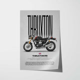 Thruxton RS Motorcycle Poster