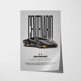 Centenario Car Poster