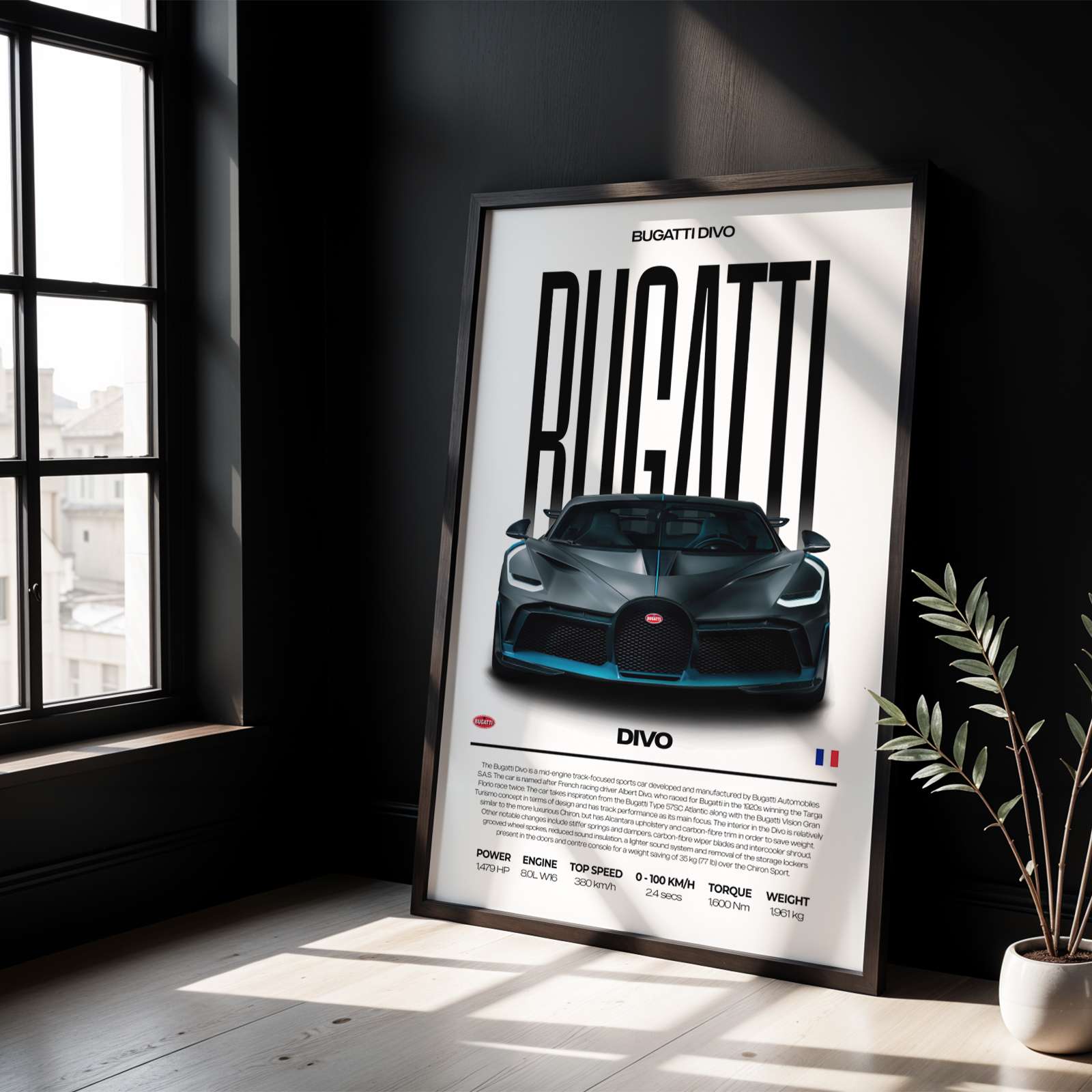 Bugatti Divo Poster