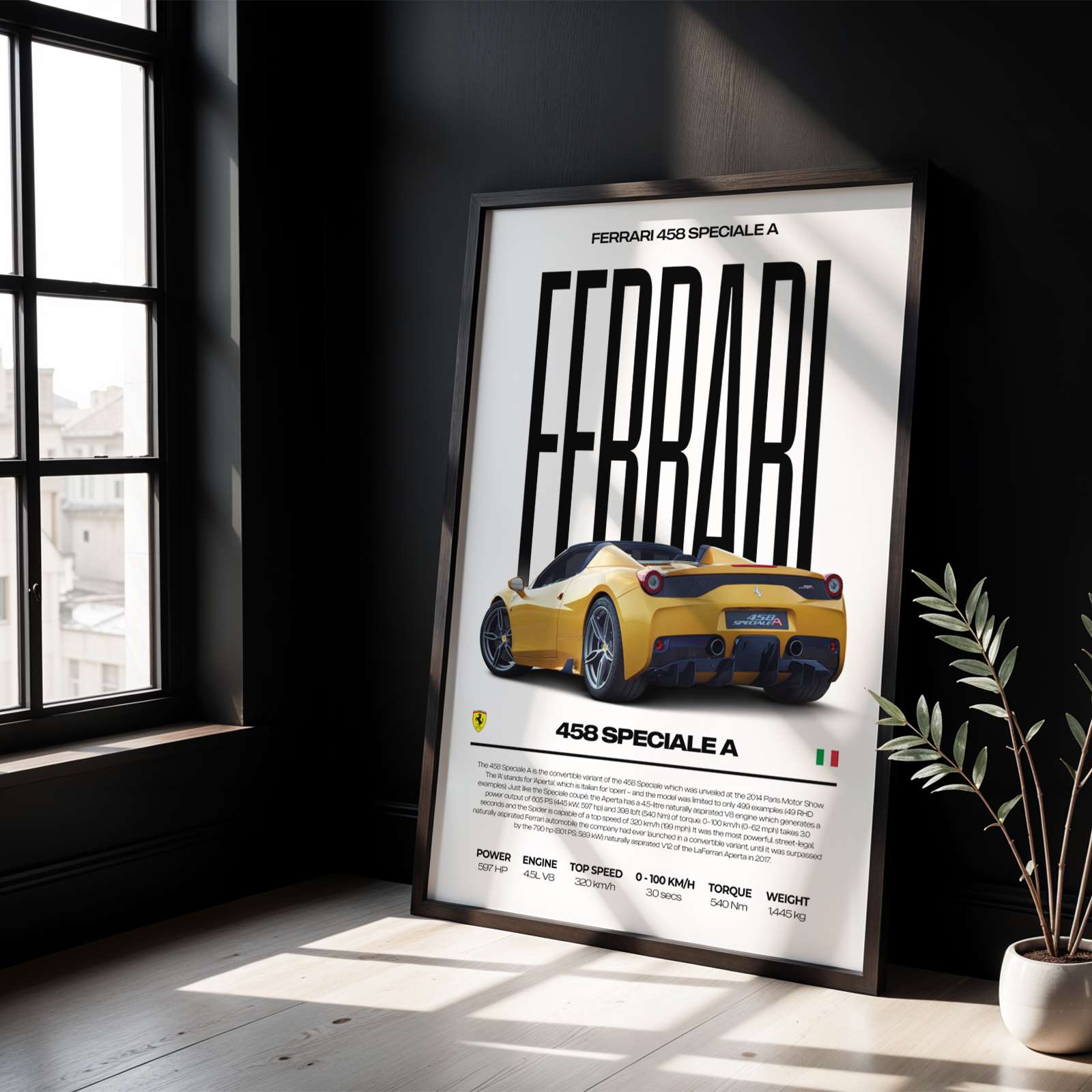 Ferrari 458 Speciale A Poster